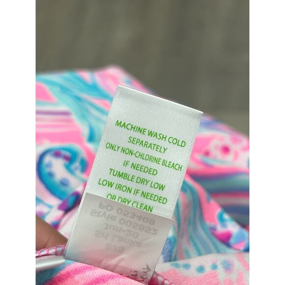 NWT Lilly Pulitzer Dont Be Jelly Pearl Romper Prosecco Pink Preppy Size 0 - Picture 9 of 11